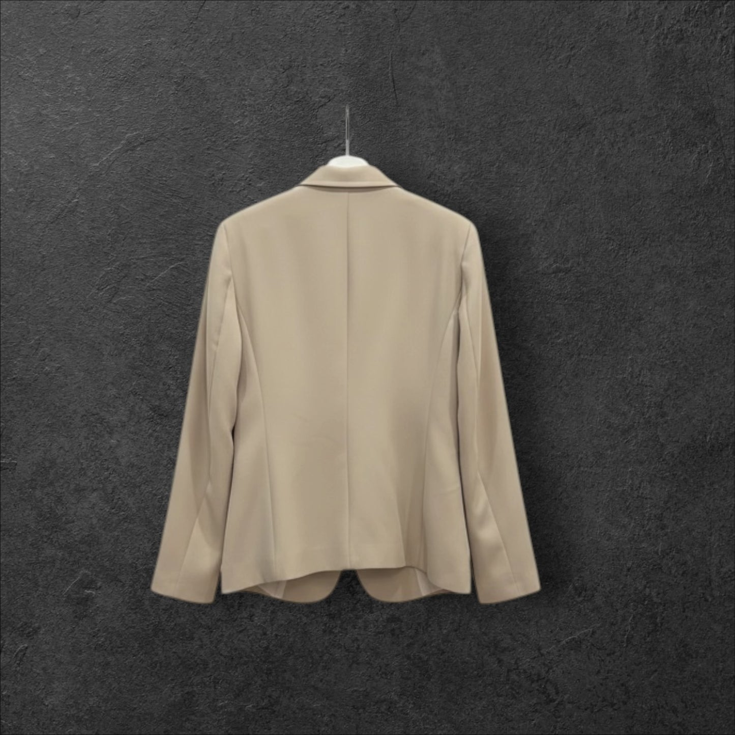 Sacou Elegant Beige Slim-Fit