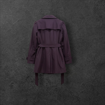 Trench Elegant Deep Plum