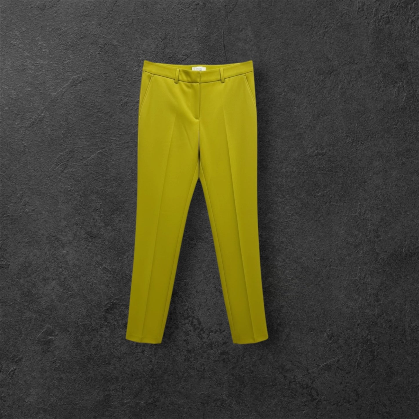 Pantaloni Slim-Fit Galben Muștar