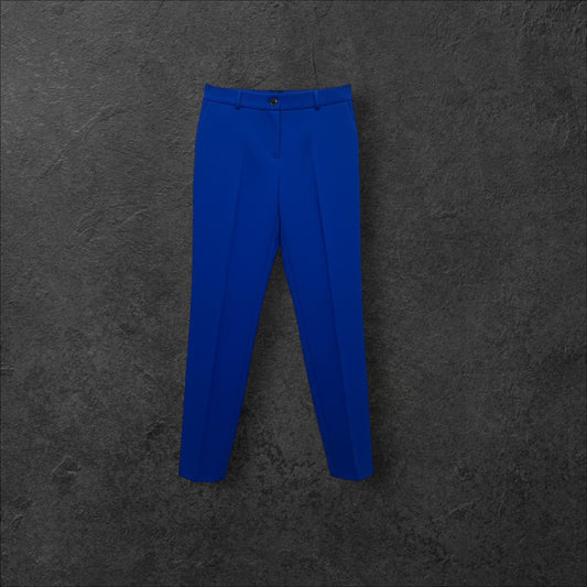 Pantaloni Slim-Fit Albastru Regal