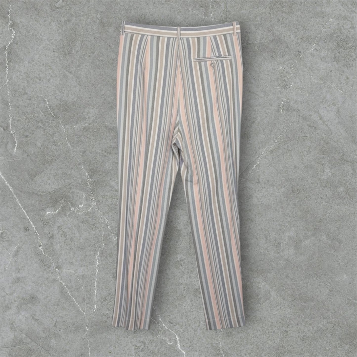 Set în Dungi Pastel (Vestă & Pantaloni)