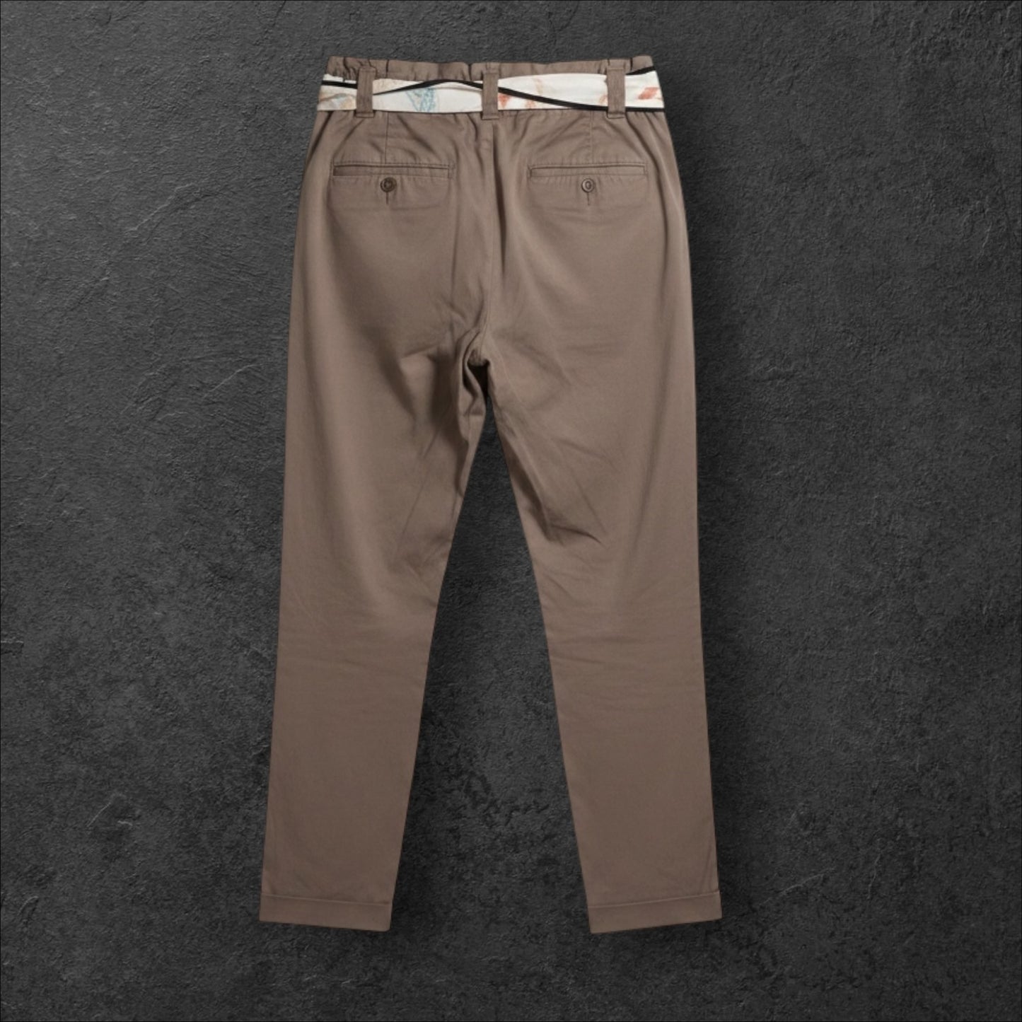 Pantaloni Casual din Bumbac – Bej – Mărime Unică