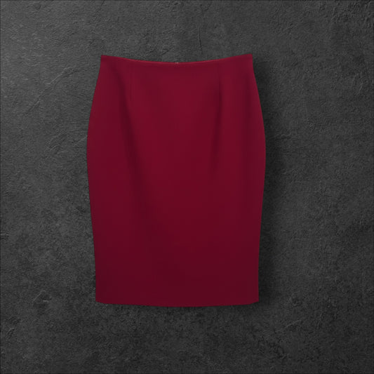 Fustă Creion Bordeaux