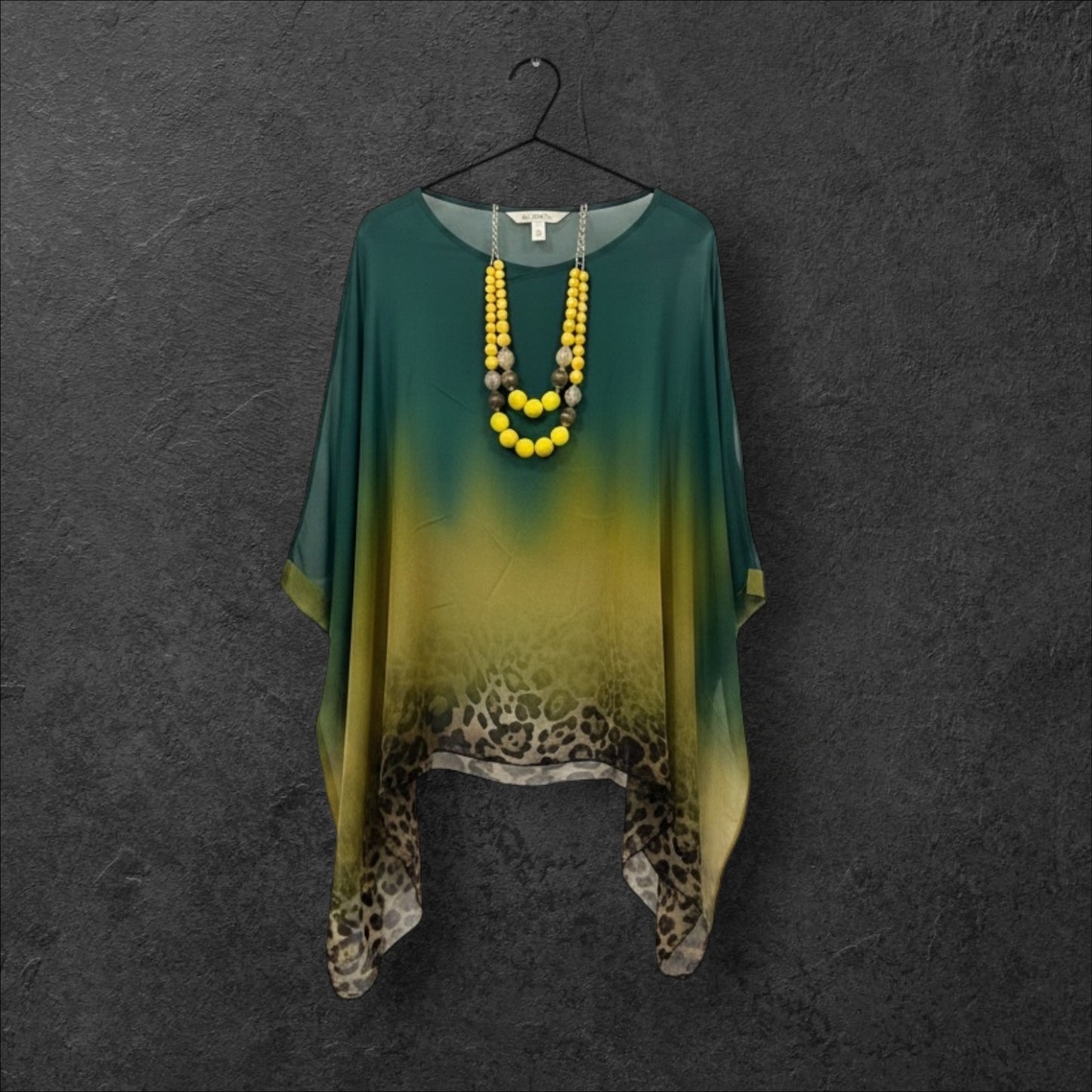 Tunică Mătase & Viscoză – Animal Print – Mărime Unică